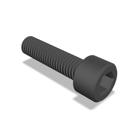 Socket Head Cap Screw ISO 4762 — M5×20 — 8.8 — Steel — Black oxide