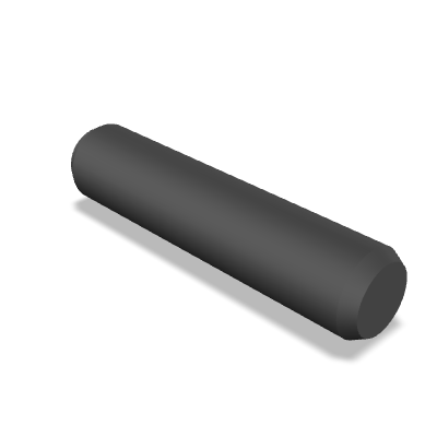 Type A Clevis Pin without Head ISO 2340 — 18×80 — Black oxide