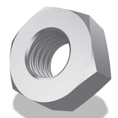 Hex Nut ISO 4032 — M8 — 8 — Steel — None (as processed)