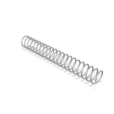 Cylindrical Compression Spring DIN 2098 — 10x125x18.5 — Stainless steel X10CrNi18-8 / 1.4310