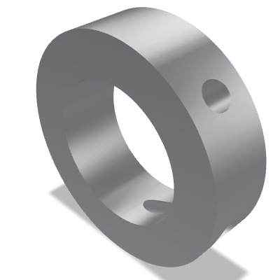 Set Screw and Pinned Shaft Collar DIN 705 — 35 — 110-175 HV — Free-cutting steel