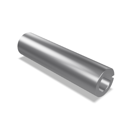 Slotted Spring Pin ISO 8752 — 50×200 — St — Carbon spring steel C min 0.65% — Zinc plated