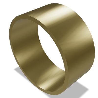 Wrapped Plain Bush ISO 3547 — 40 x 44 x 20 — CuZn31Si