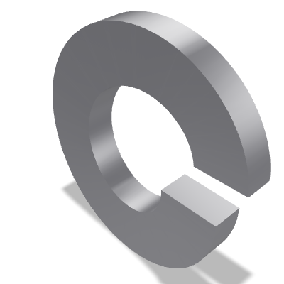 Helical Spring Lock Washer DIN 127A — M3