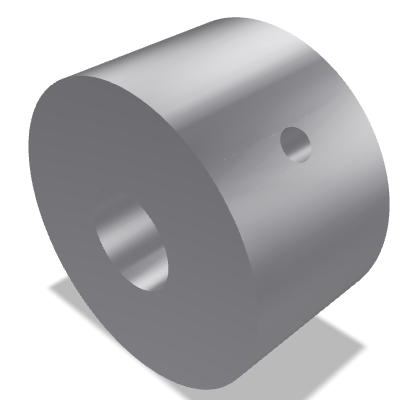 Pinned Shaft Collar DIN 705 — 2 — 110-175 HV — Free-cutting steel