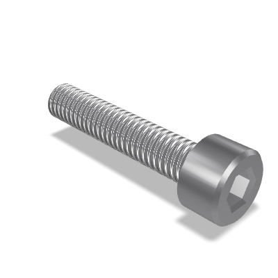 Socket Head Cap Screw ISO 4762 — M4×20 — 8.8 — Steel — Zinc plated