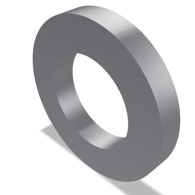 Plain Washer ISO 7092 — 6 — 200 HV — Steel — None (as processed)