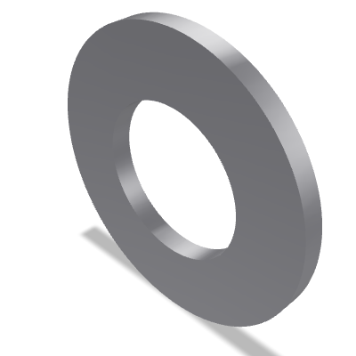 Plain Washer ISO 7092 — 3.5 — 200 HV — Steel — None (as processed)