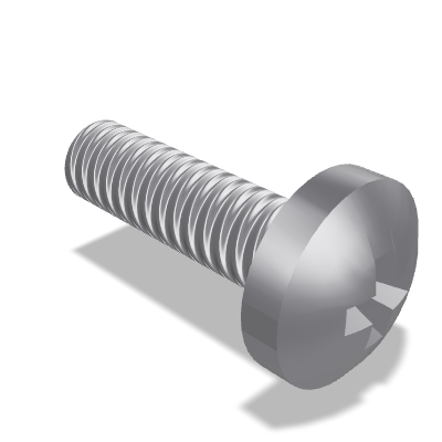 Flat End Pozidriv Pan Head Tapping Screw ISO 7049 — ST9.5×32