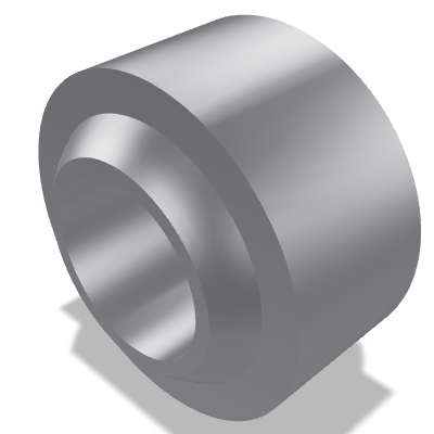 Radial Spherical Plain Bearing DIN 648K — 22 — None (as processed)