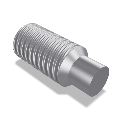 Hexagon Socket Set Screw ISO 4028 — M5×12 — 45H — Steel — None (as processed)
