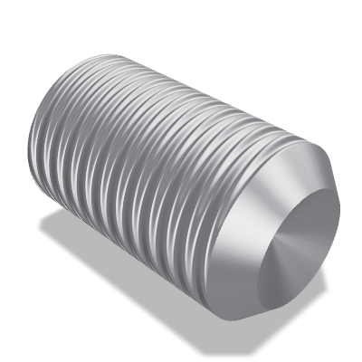 Hexagon Socket Set Screw ISO 4029 — M24×40 — 45H — Steel — None (as processed)