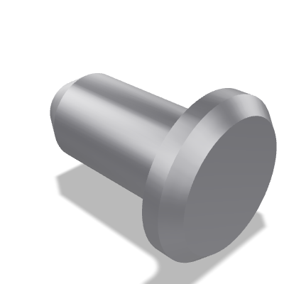Type A Clevis Pin with Head ISO 2341 — 3×6 — None (as processed)