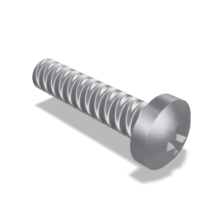 Flat End Phillips Pan Head Tapping Screw ISO 7049 — ST2.2×9.5