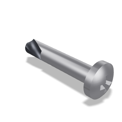 Pan Head Drilling Screw ISO 15481 — ST5.5×32 — None (as processed)