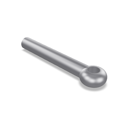 Split Pin ISO 1234 — 0.6×4 — Steel — None (as processed)