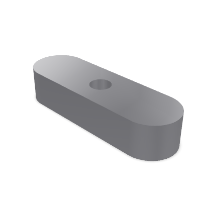 Parallel Key with Retaining Screw Bore DIN 6885-1 Form C — 14 x 9×45