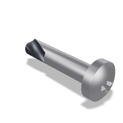 Pan Head Drilling Screw ISO 15481 — ST4.8×25 — None (as processed)
