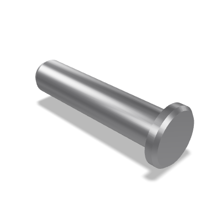 Type A Clevis Pin with Head ISO 2341 — 18×80 — Zinc plated and chromated