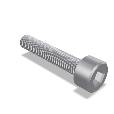 Socket Head Cap Screw ISO 4762 — M3×16 — A2-70 — Stainless steel A2 — None (as processed)