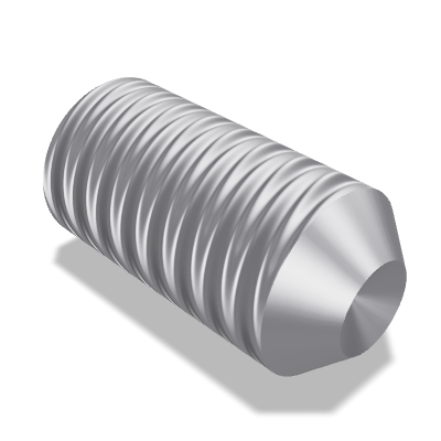Hexagon Socket Set Screw ISO 4029 — M2×4 — 45H — Steel — None (as processed)