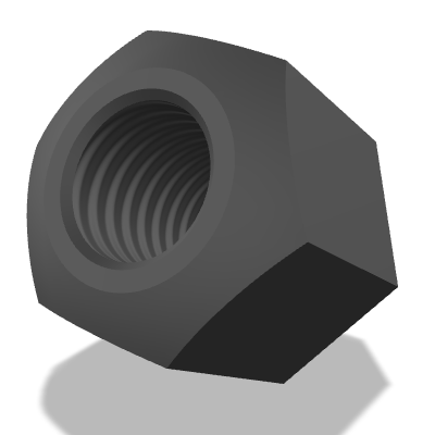 Hexagon Nut with Spherical Seat DIN 6330 — M10