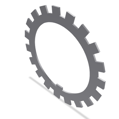 Bearing Lockwasher DIN 5406 — MB 14 — Steel