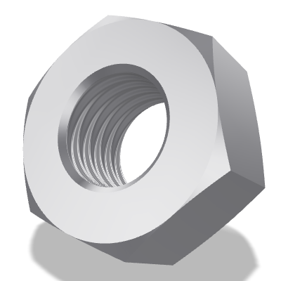 Hex Nut ISO 4032 — M10 — 8 — Steel — None (as processed)