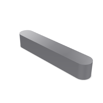Parallel Key DIN 6885-1 Form A — 3 x 3×18
