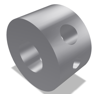 Set Screw and Pinned Shaft Collar DIN 705 — 4.5 — 110-175 HV — Free-cutting steel