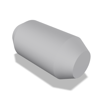 Type A Clevis Pin without Head ISO 2340 — 3×6 — Phosphated