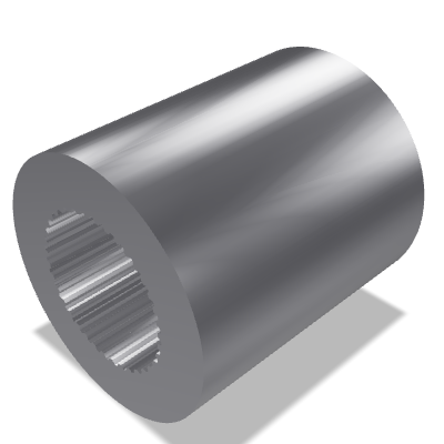 Involute Spline Hub DIN 5480 — N120x3x38x9H