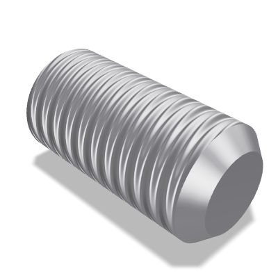 Hexagon Socket Set Screw ISO 4026 — M5×10 — 45H — Steel — None (as processed)