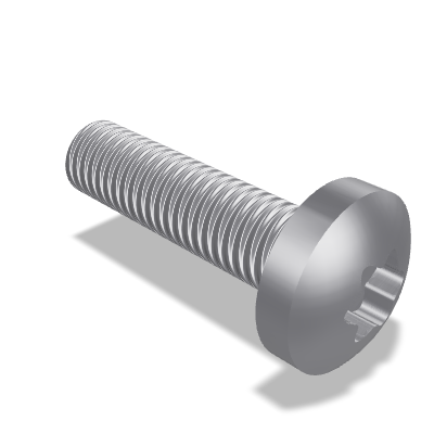Hexalobular Socket Pan Head Screw ISO 14583 — M8×30 — 4.8 — Steel — None (as processed)