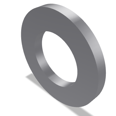 Plain Washer ISO 7089 — 16 — 200 HV — Steel — None (as processed)